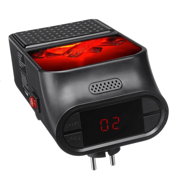 Mini Portable Electric Heater Fan Remote Control