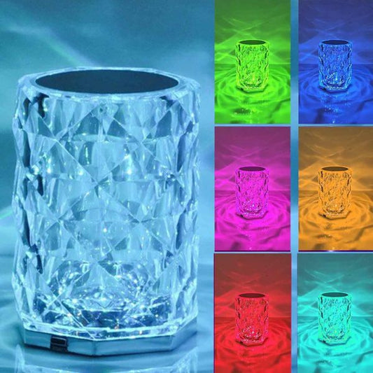 16 Colours Remote Control 3D Crystal Lamp