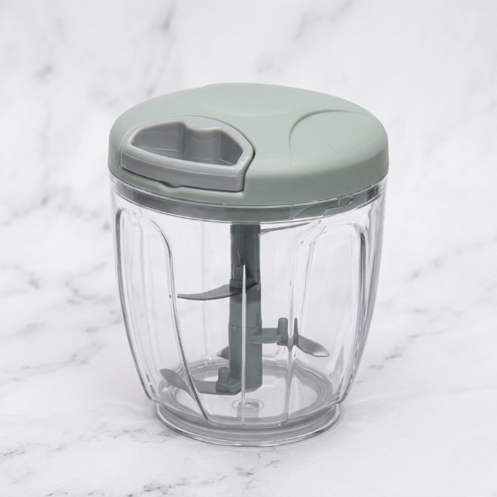 Manual Pull-String Household Vegetable Cutter & Meat Chopper