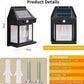 Solar Interaction Wall - Waterproof Outdoor Motion Sensor Filament LED Lantern