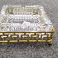Luxury Metal & Crystal Ashtray – Elegant Decorative Cigarette Ash Tray
