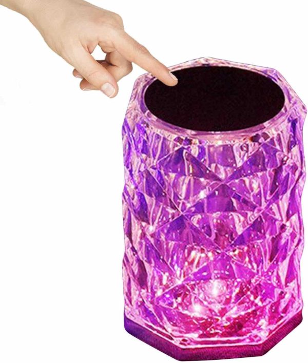 16 Colours Remote Control 3D Crystal Lamp